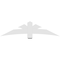 Ekena Millwork Davenport Architectural Grade PVC Gable Bracket, 72"W x 18"H x 2"D x 6"F, 6/12 Pitch GBP072X18X0206DAV00 - alternate 5